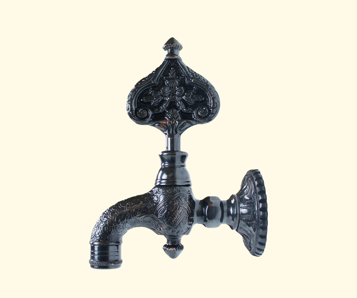 Ottoman Hamam Taps cover by black