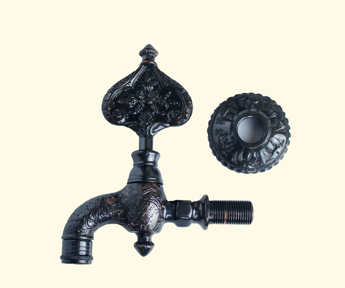 Ottoman Hamam Taps cover by black